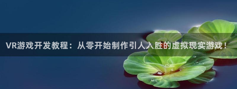 沐鸣总代~53866：VR游戏开发教程：