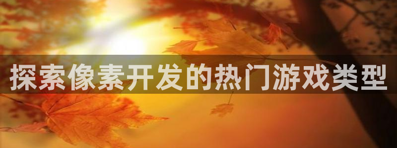 沐鸣娱乐官方网站下载：探索像素开发的热门