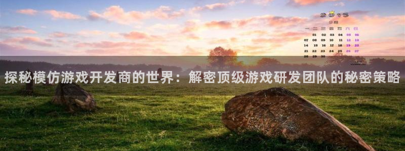 沐鸣注册账号：探秘模仿游戏开发商的世界：