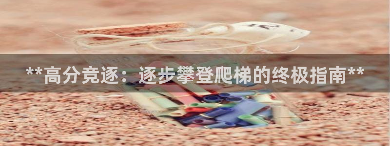 沐鸣平台主管：**高分竞逐：逐步攀登爬梯
