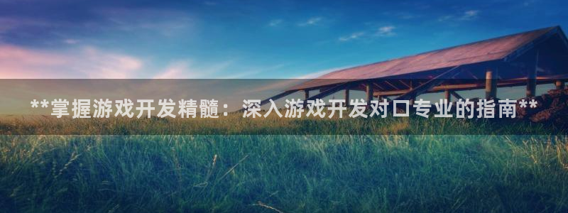沐鸣娱乐招商：**掌握游戏开发精髓：深入