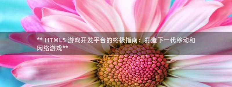 沐鸣平台注册：** HTML5 游戏开发