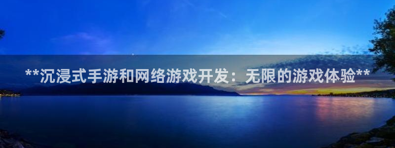 沐鸣代理注册：**沉浸式手游和网络游戏开