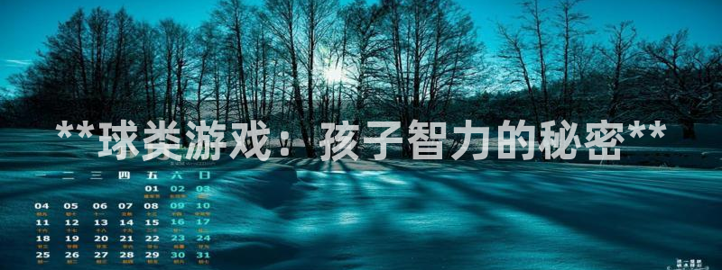 沐鸣娱乐是国外的吗：**球类游戏：孩子智