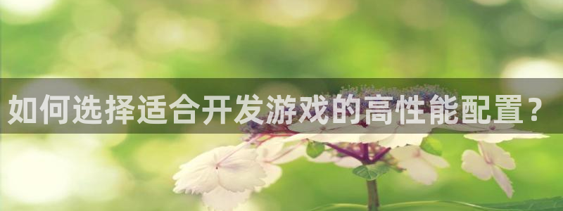 沐鸣网址：如何选择适合开发游戏的高性能配