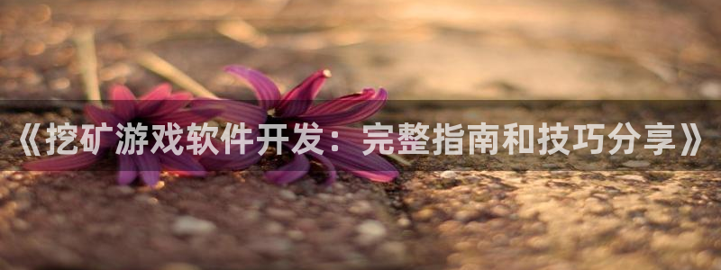 沐鸣1在线登陆：《挖矿游戏软件开发：完整