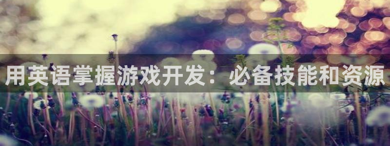 沐鸣娱乐注册平台有哪些：用英语掌握游戏开