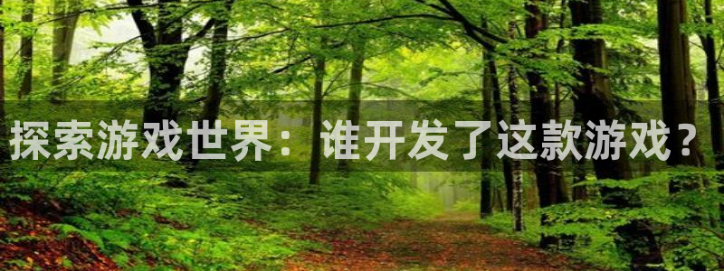 沐鸣1登陆：探索游戏世界：谁开发了这款游